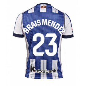 Real Sociedad Brais Mendez #23 Hemmakläder 2025-26 Kortärmad